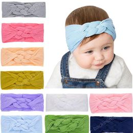 New Chinese Knot Hairbands for Kids Stretchy Head Wrap Handmade Children Baby Girls Headbands Hair Accessories