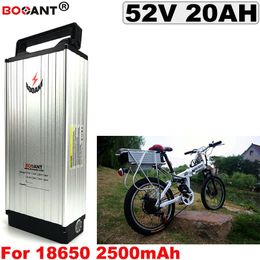 52V 20AH E-bike Lithium ion battery for 350W 500W 1000W Motor Electric bike battery 52V with 2A Charger 30A BMS Free Shipping