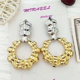 2020 copper Vintage Earrings Large for Women Statement Earrings unique Gold Metal Pendant Earrings Trend Fashion Jewellery gift CX200606