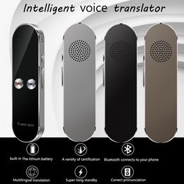 Newest Portable K8 Mini Wireless Smart Translator 68 Languages Two-Way Real Time Instant Voice Translator APP Bluetooth Multi-Language