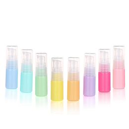 10ml Macaron Empty Plastic Bottle Portable Hand Sanitizer Containers Lotion Bottle Cosmetic Travel Packing Containers Colourful HHA1365