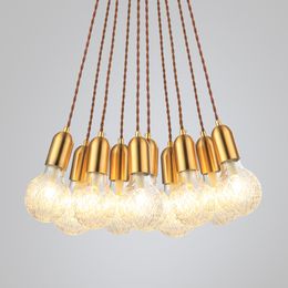 Modern G9 LED Pendant Lights Crystal Glass Handlamp Nordic Pendant Lamps for Living Room/Restaurant/Home Lighting AC110V/220V