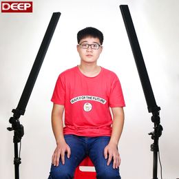 Freeshipping 2PCS LED+2PCS Stand 60W New LED Light Professional photography Video Photo studio flash lighting Set Switc