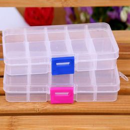 400pcs 10 grids Grid Plastic Jewellery Box Movable Removable Dividers Adjustable Compartment Organiser Divider Container Containers