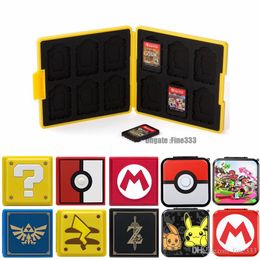 12 I 1 Nintend Switch Sockproof Game Cards Case NS Switch Hard Shell Box för Nitend Switch Games Lagringstillbehör