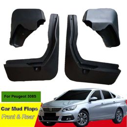 Tommia For Peugeot 308 2012-2018 Year Car Mud Flaps Splash Guard Mudguard Mudflaps 4pcs ABS Front & Rear Fender