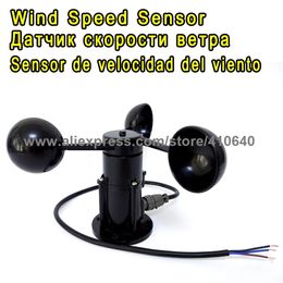 From FACTORY DIRECTLY Wind Speed Sensor 360 Degree Multiple Outputs Anemometer Carbon Material Wind Speed Monitor Free Shipping