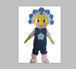 2019 High quality hot a thin flower man mascot costume for adult to wear