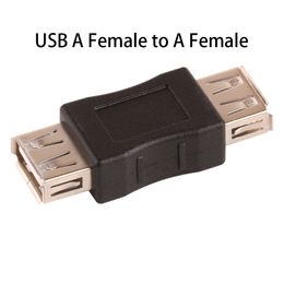 Usb Connectors Converter Good Quality USB A Female to Female Gender Changer USB 2.0 Adapter 100pcs/lot