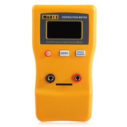 Freeshipping New M6013 Auto Range Digital Capacitor Capacitance Tester Metre 0.01pF to 470mF