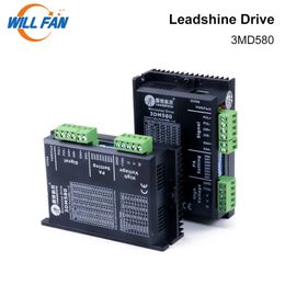 Will Fan Leadshine 3DM580 Stepper Motor Drive 2 pcs/lot Nema 23 DC36V For CNC Kit Co2 Laser Cutter Engraving Machine