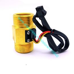 Full Copper G1" DN25 Size 4 to 45L/min Speed Pulse Water Flow Sensor Hall Inductive Switch Flow Metre from Factory Good Quality