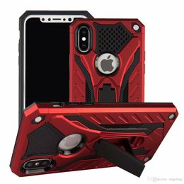 Hybrid Heavy Duty Defender Shockproof Cover with Kickstand holder Stand case For iPhone X ten 10 6 6S 7 8 Plus 7plus 6Plus Protector