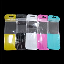 Transparent Plastic Resealable Bag Self Sealable Electronic Products Jewellery Storage Bag Clear Window Package Bag 4 Sizes