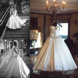 vintage 70s taffeta wedding dresses strapless rhinestone strap plus size custom bridal gowns country garden robe de marie