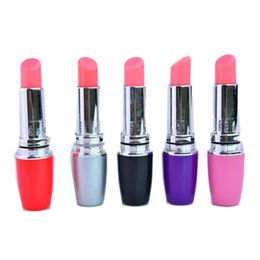 Mini Electric Bullet Vibrator Sex Toys Vibrating Lipsticks Vibrating Simulation Lipstick Shape Vibrator Vagina Clitoris G-spot Massager Sex