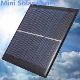 Outdoor Gadgets Mini 6v 1w Solar Power Panel Solar System Module Diy For Light Battery Cell Phone Toys Chargers Portable