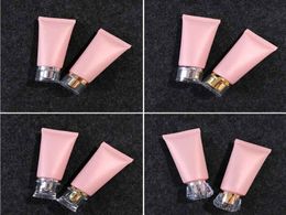 New 50g pink cosmetic tube 50ml pink acrylic bottle facial cleansing bottle travel pack
