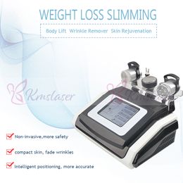 Hot sell Portable black color 5in1 cavitation RF ultrasonic Vacuum machine for body slimming weight loss skin tightening