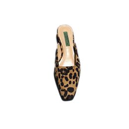 Designer-d Print Will East Gate Square Comfortable Outside Clothes Half Slipper Women's Shoes