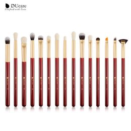 DUcare Makeup Brushes Set Professional 15pcs/lot Makeup Brushes Set Eye Shadow Blending Eyeliner Eyelash Eyebrow Brush Makeup