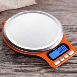 New digital kitchen food scale 3kg/0.1g Electronic Scale Stainless Steel Pallet Scale with counting function