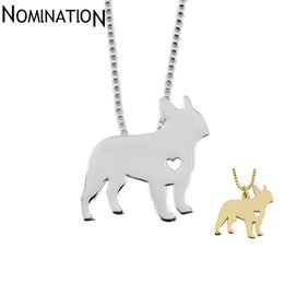 french Bulldog necklace bulldog pendant jewelry Silver/gold colors plated
