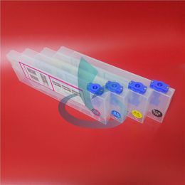 4 color/set 220ml empty refill ink cartridge with level sensor for Roland/Mimaki/Mutoh printer bulk ink system CISS ink cartridge