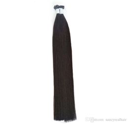 Elibess Brand 1g strand 150g Brazilian Pre-bonded 16-24inch Natural Virgin Straight Keratin I-tip Human Hair Extensions