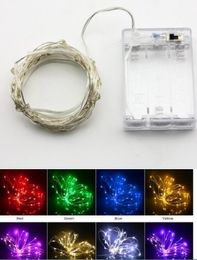 5M 50 LED Starry Fairy Lights Battery Operated on 16ft Long Copper Wire Lights Party Christmas Decorative Lights 4pcs