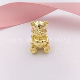 Andy Jewel Authentic 925 Sterling Silver Beads Theodore Bear Charms Fits European Pandora Style Jewellery Bracelets & Necklace 767236