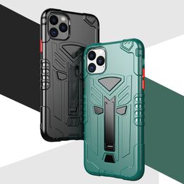 Luxury new Military Rugged Armor TPU Phone Case Shockproof Stand Holder Back cover For iPhone 11 Pro xs Max