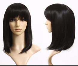 WIG LL HOT Free Shipping >>>M275 - 45cm Straight black Dense super natural like real Hair Wig