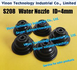 (5pcs each) d=4/6/10mm S208 Water Nozzle Lower (with groove, without O-ring) for Sodic A350,A500 series WEDM machines. EDM Lower Flush Cups