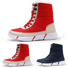Large 2023 Warm Stype6 Unisex Size Winter Red Black Grey Man Boy Men Boots Blue Girl Woman Sneakers Boot Trainers Outdoor Walking Shoes524