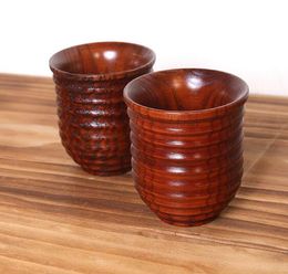 Japanese solid wood cup, natural wooden coffee cup