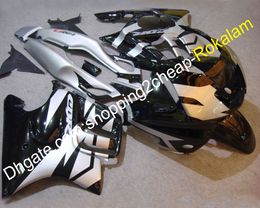 Silver Black Motorcycle Parts For Honda CBR600 CBR 600 CBR600F3 F3 CBR-600 97 98 1997 1998 ABS Bodywork Fairing Kit (Injection molding)