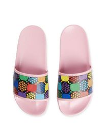 2020ss mens womens unisex di lusso designer piscina sandali da spiaggia all'aperto causale pantofole piatte con stelle colorate stampate