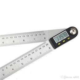 Electronic Digital Display Angle Scale Stainless Steel Inclinometer Angles ruler Universal square accurate woodworking tool Hot Sale 45fy E1