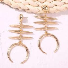 Fashion-dangle earrings for women luxury designer fish bone alloy fashion chandelier earrings friendship birthday gifts free shipping