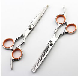 New professional 6.0 inch haircut thinning scissor clipper hot shears cutting barber cut hair scissors set hairdressing scissors