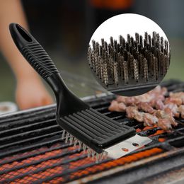 BBQ Cooking Tools Wire Bristles Cleaning Brushes Barbecue Grill Brush BBQ Cleaning Tools Outdoor Accessories Durable