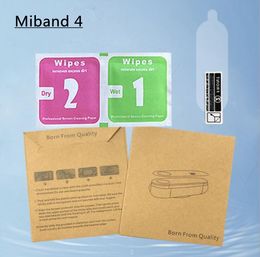 Screen Protector Film For Xiaomi Mi Band 4 Smart Wristband Bracelet Full Cover Protective Films Not Tempered Glass