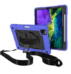 Tri Layer 360 Degree Rotation Kickstand With Strip Shock Proof CASE COVER FOR IPAD Pro 11 AIR 4 10.9 10pcs/lot