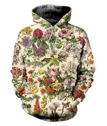 Mens Designer Hoodies for Women Men Couples Sweatshirt Lovers 3D Tropical Flowers Hoodies Coats Hooded Pullovers Tees Clothing RR0118