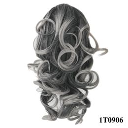 High qualtiy body wave Synthetic Ponytail Extensions Clip-in Pony Tail Natural Hair Extension Heat Resistant Hair Pieces