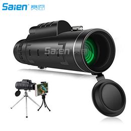 Monocular Telescopes,Optics High Powered Scope with Retractable Eyepiece and Multi Coated Optical Glass Lens,Single Hand Focus