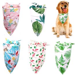 Pet Dog Cat Neck Scarf Dog Bandana Tie Bowtie Cotton Plaid Cleaning Towel For Dog Cat Cats Grooming Accessories yq01213