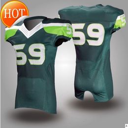 2019 Mens New Football Jerseys Fashion Style Black Green Sport Printed Name Number S-XXXL Home Road Shirt AFJ00256AA1T