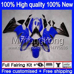 Body +7Gifts For KAWASAKI 650R ER 6 F ER-6F 2009 2010 2011 252MY.50 650 R ER6 F 650 ER 6F 650-R ER6F 09 10 11 Blue black Full Fairing